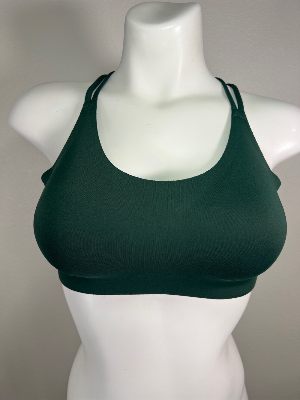 aerie OFFLINE Forest Green Double-Strap Sports Bra SMALL